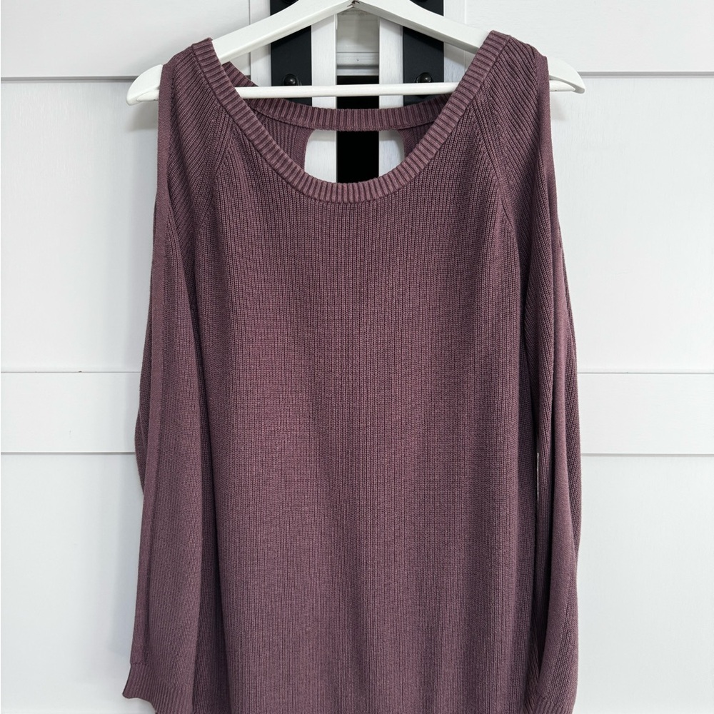Torrid Mauve Keyhole Sweater